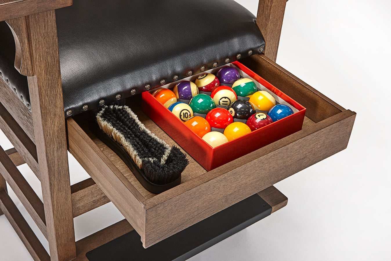 Brunswick Centennial Players Chair - Premium Billiard & Pool Table Chair for Game Rooms, Bars, and Home Entertainment