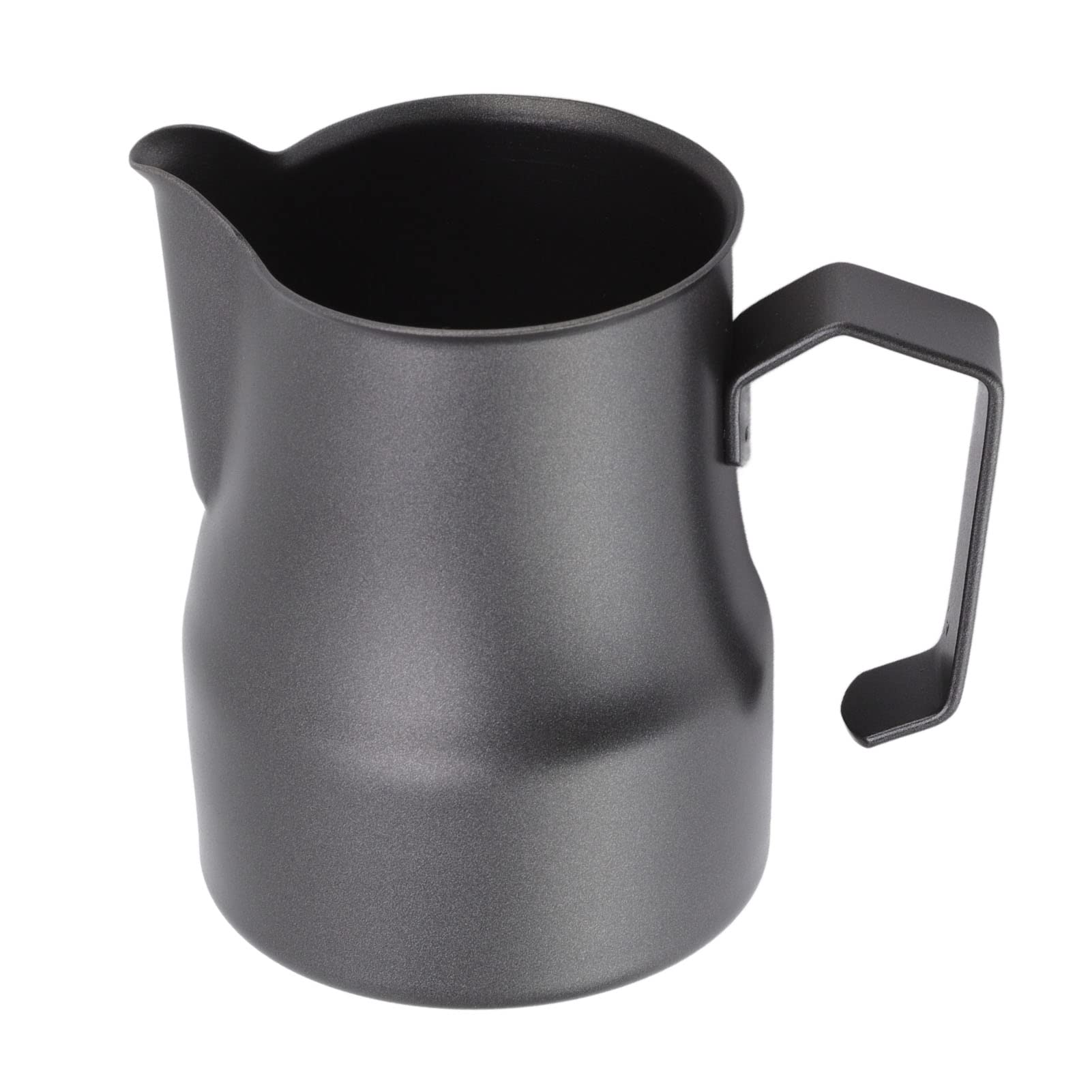 12oz Stainless Steel Milk Frothing Pitcher with Ergonomic Handle - Food Grade Barista Steaming Jug for Latte Art, Coffee Making & Home Kitchen Use