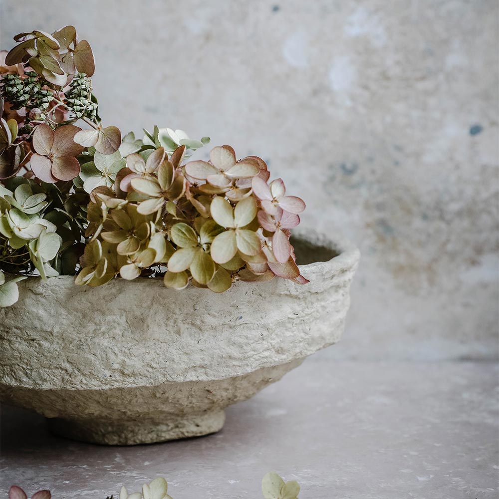 Handmade Paper Mache Bowl Set - Eco-Friendly Decorative Bowls for Home Decor, Fruit Display & Craft Storage | Perfect for Dining Table Centerpiece, Wall Art & Gift Giving