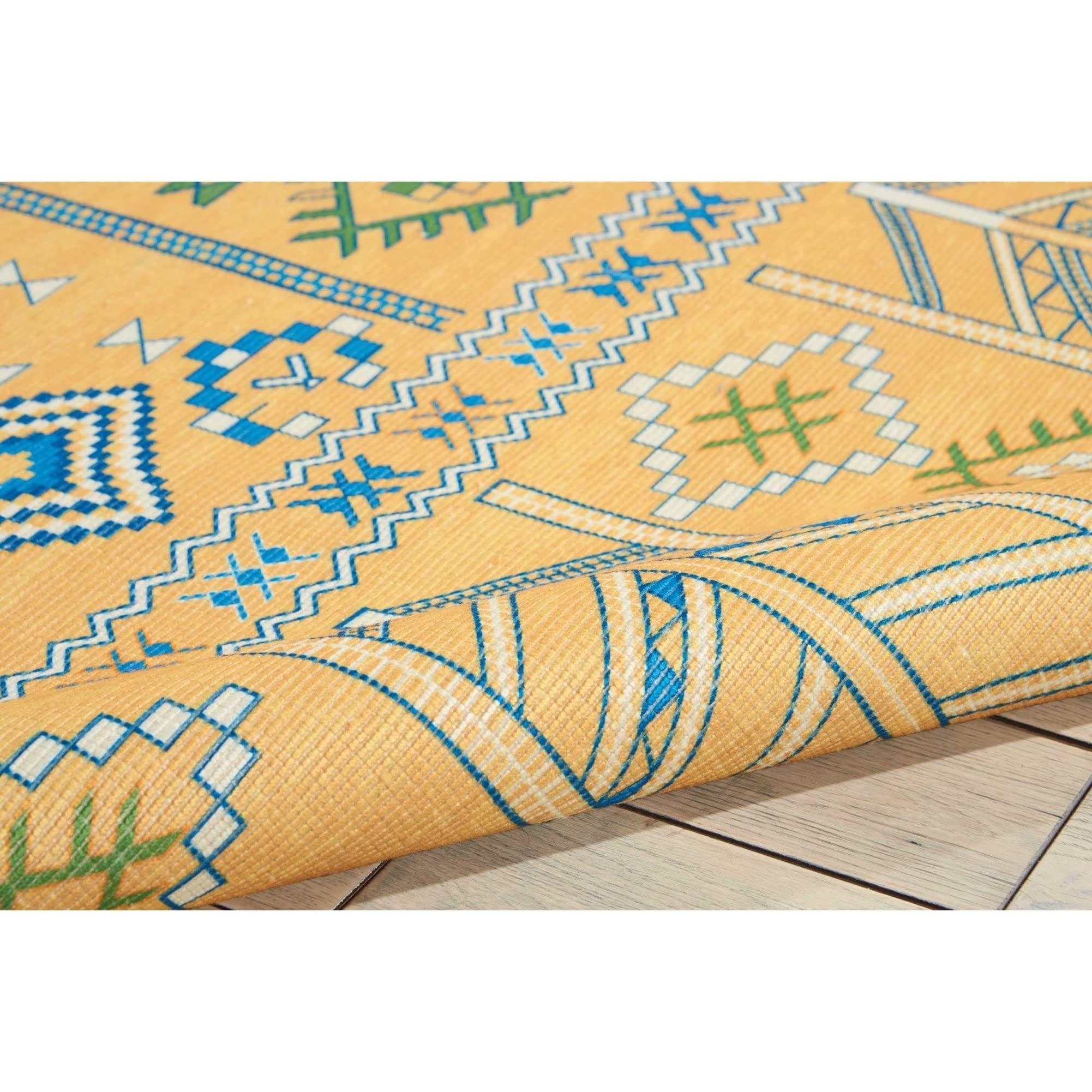Nourison Madera Tribal Saffron 6'6