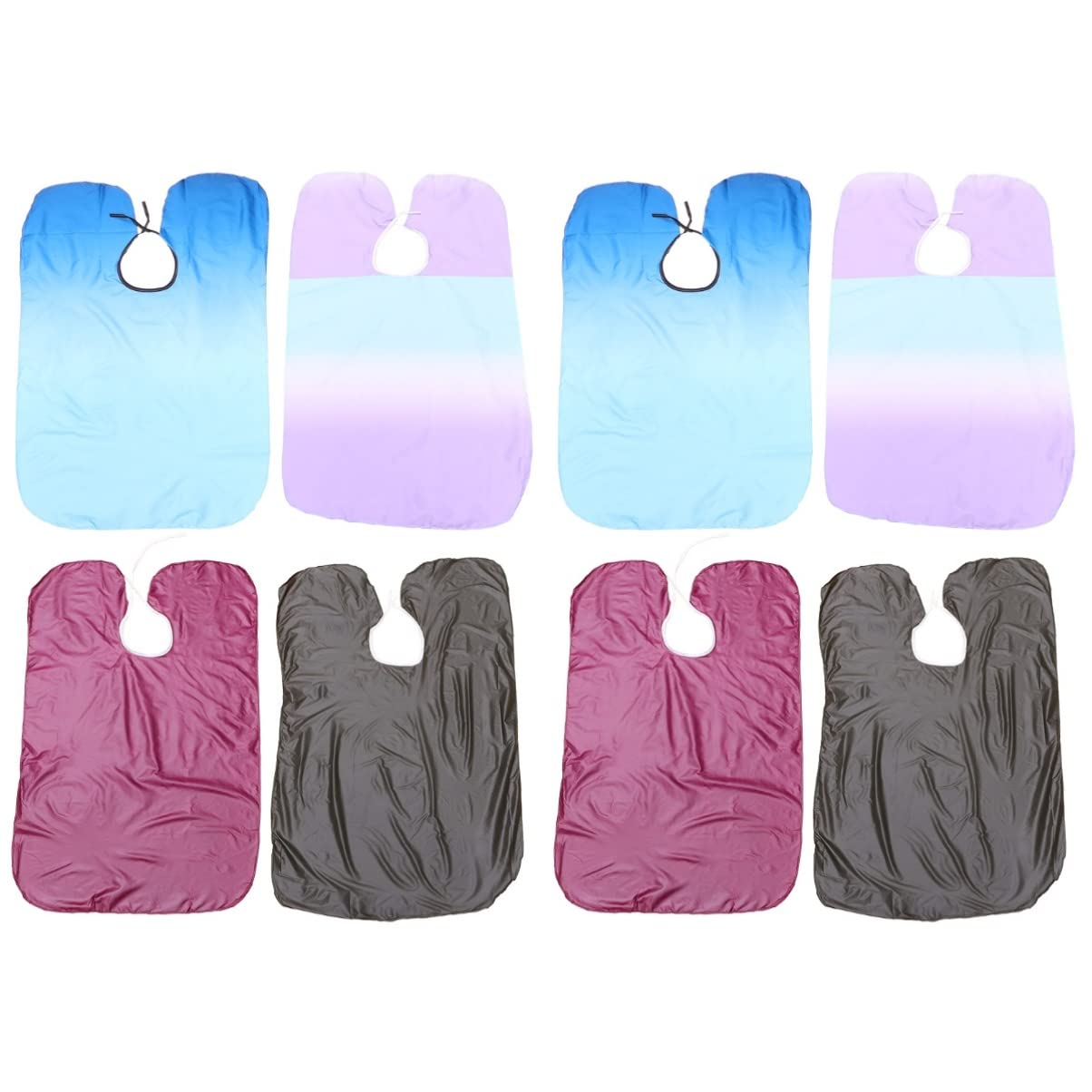 Bestoyard 2-Piece Kids Apron Set - Waterproof Toddler Smock for Hair Cutting, Hair Dye & Feeding - Foldable Hairdressing Cape & Baby Bib for Mealtime & Salon Activities - Perfect for Toddlers, Preschoolers & DIY Hair Styling at Home