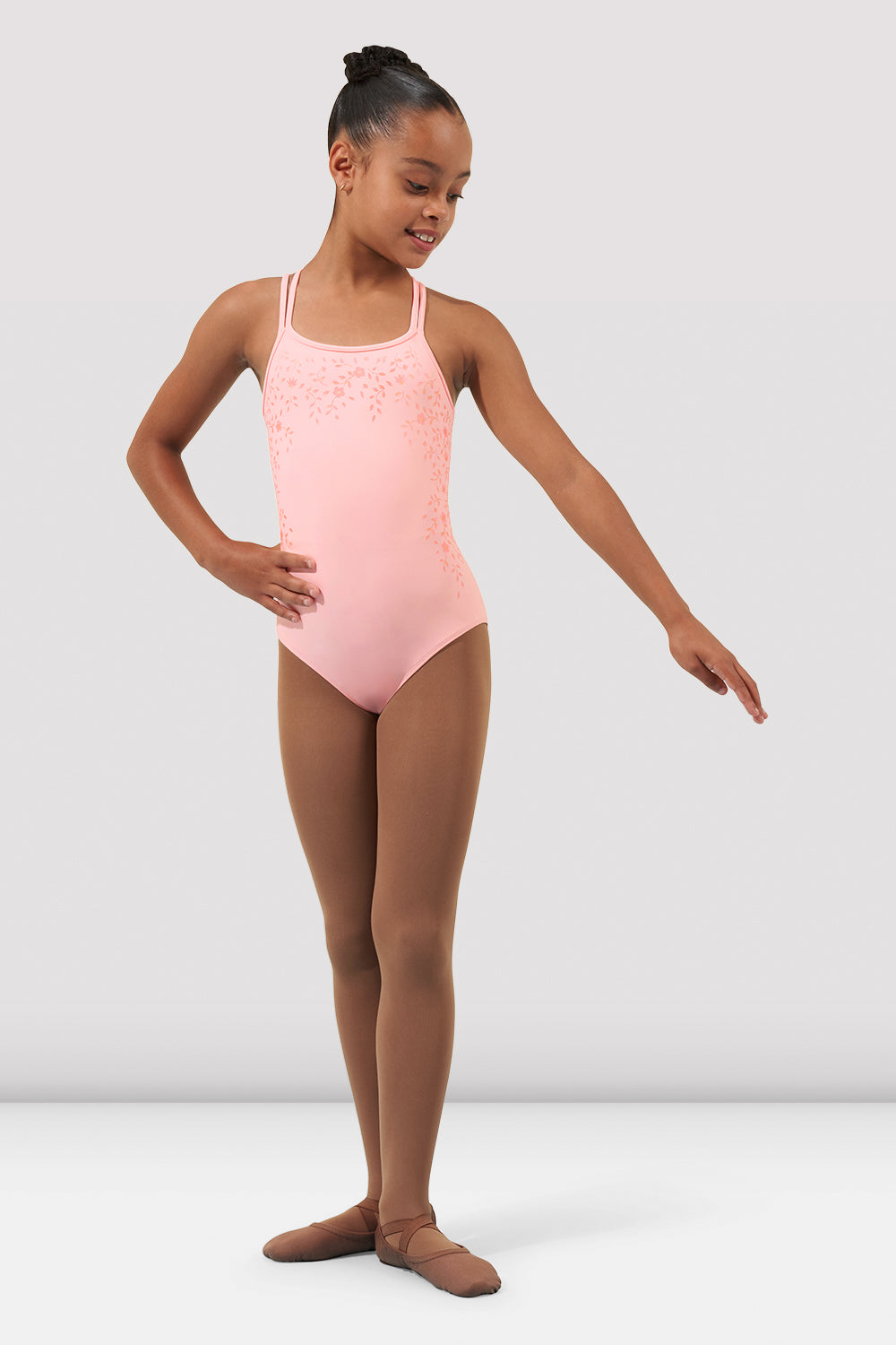 Girls Ballet Leotard - Felicia Scoop Neck Dancewear for Kids | Perfect for Ballet Class, Recital & Dance Practice