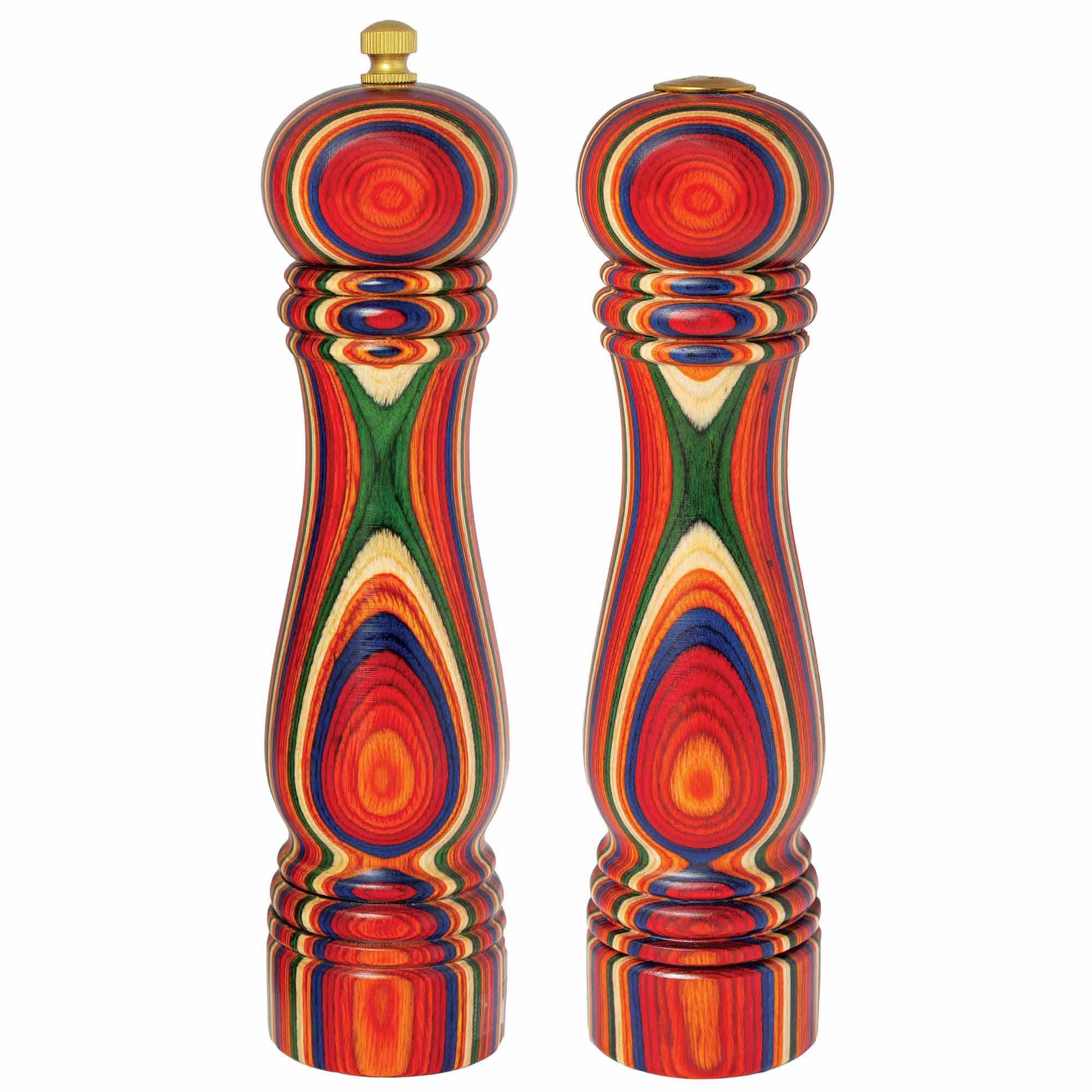 Baltique® Marrakesh Collection Refillable Salt Shaker - Premium Glass Salt and Pepper Shakers Set for Kitchen, Dining Table & Restaurant Use