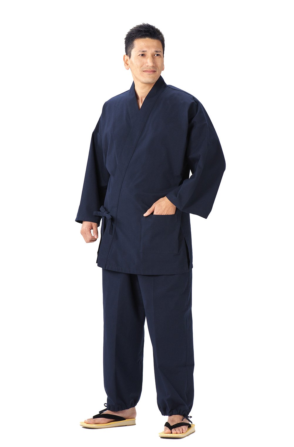 WATANOSATO Samue Kurume Japanese Traditional Cotton Loungewear - Comfortable Home & Work Wear for Relaxation and Casual Outfits