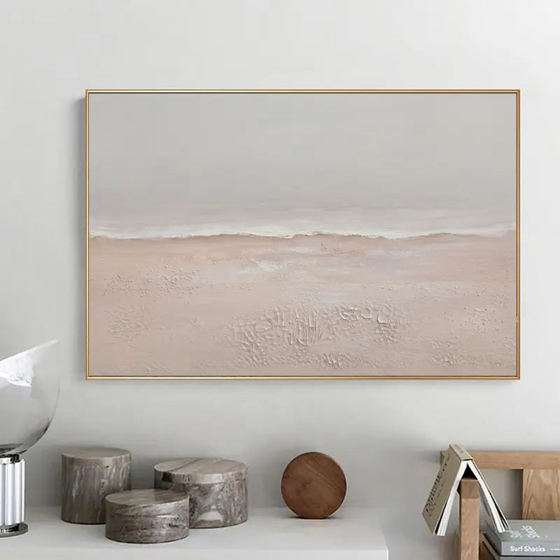 Ocean And Sky Painting #OS 011 - Handmade Canvas Wall Art for Home & Office Decor - Perfect for Living Room, Bedroom or Gift