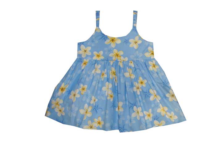 Hawaiian Little Flower Summer Bungee Dress for Girls - Cute Beach & Party Outfit for Toddlers