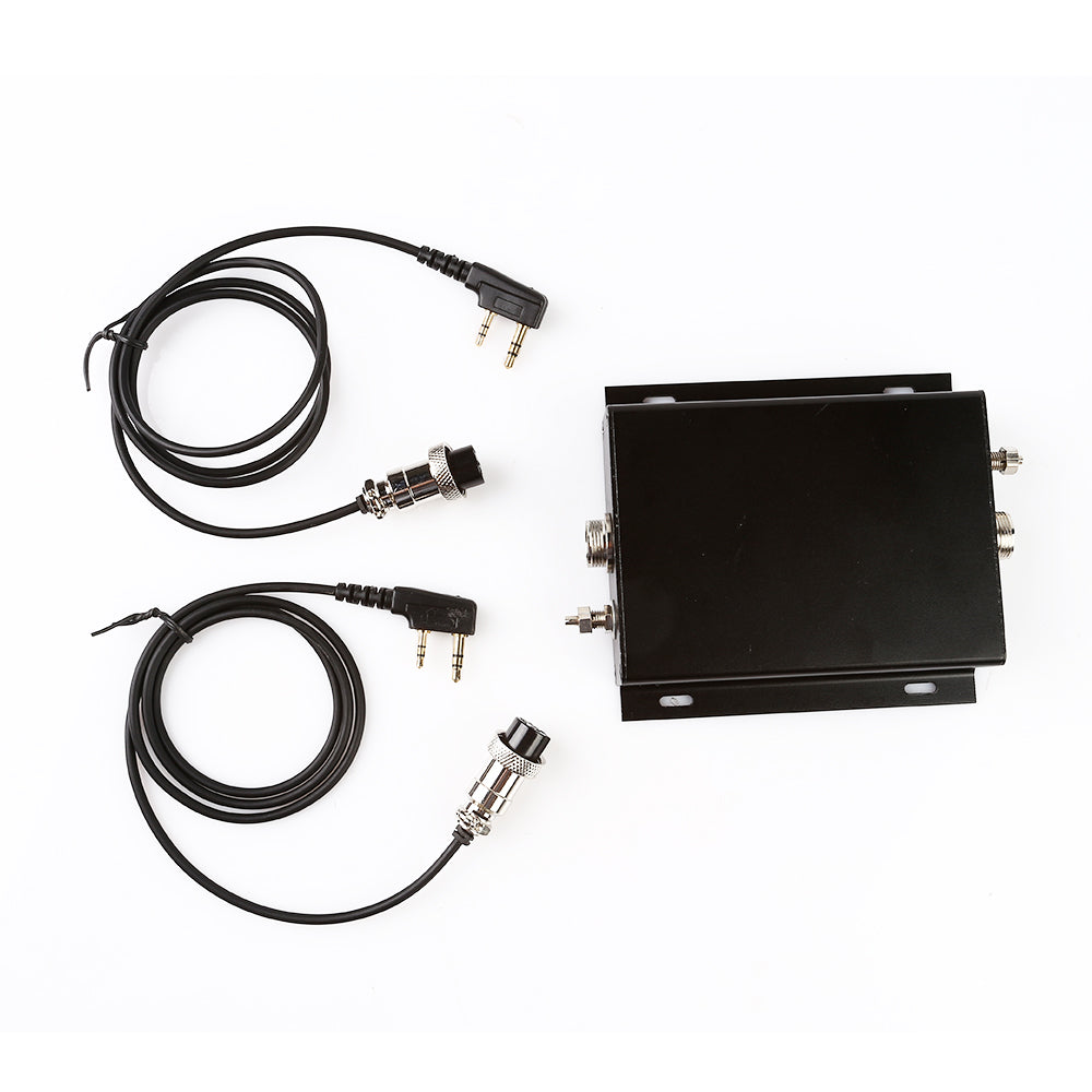 Radioddity SD-2 Two Way Radio Repeater Box Compatible with DM-5R & DM-5R+ Walkie Talkies - Extend Communication Range for Outdoor Adventures, Construction Sites & Emergency Preparedness