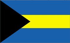 5x8 ft Bahamas Nylon Flag - All-Weather Outdoor Flag with Durable Sewn Stripes & Brass Grommets | Perfect for Beach Parties, Sporting Events & Patriotic Displays