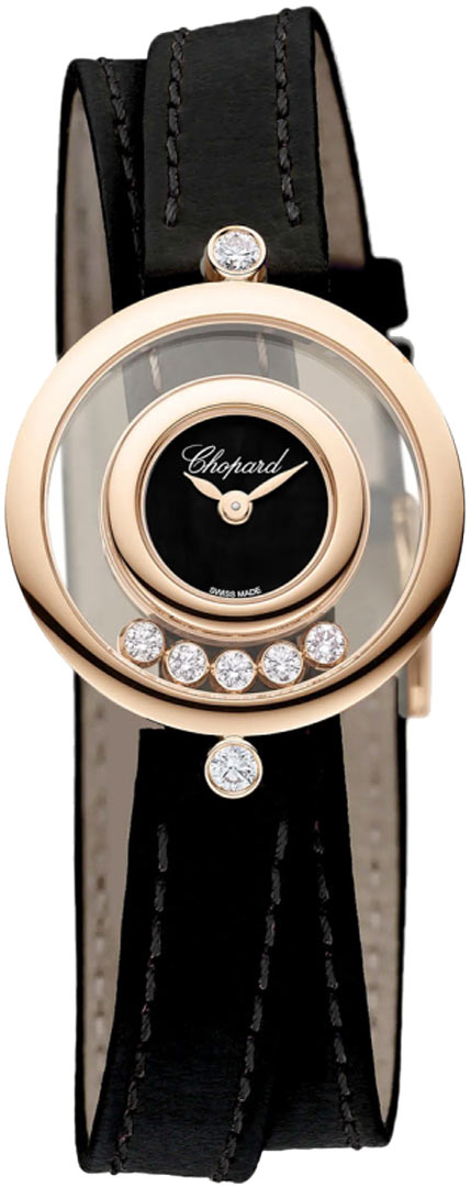 Chopard Happy Diamonds 18K Rose Gold Women's Luxury Watch - Elegant Dress Watch for Special Occasions & Formal Events