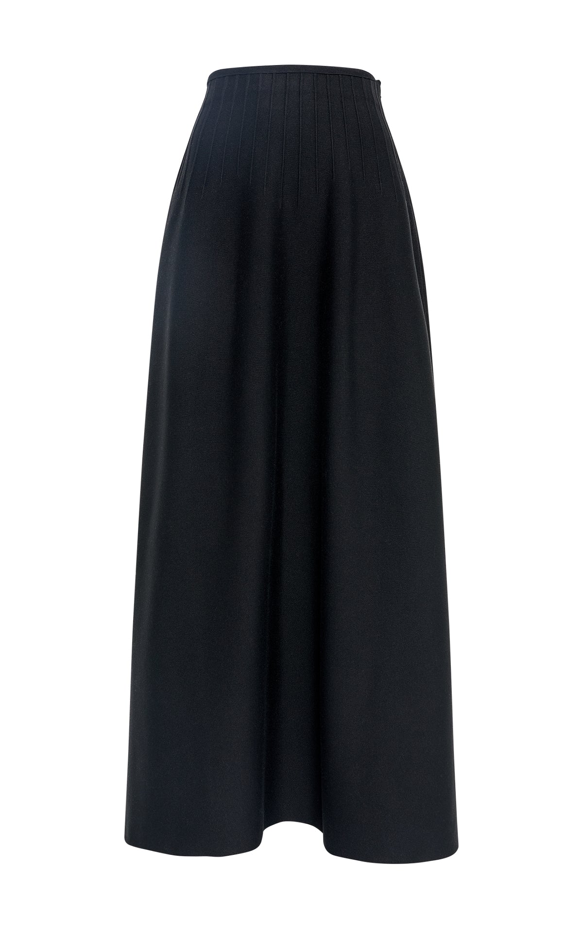 Annamaria Black Silk Knit Maxi Skirt - Elegant Evening Dress for Women | Perfect for Weddings, Parties & Formal Occasions