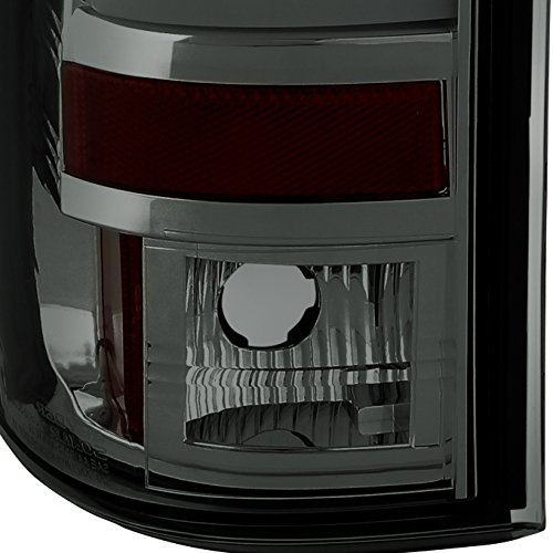 AKKON Smoked V2 LED Tube Tail Lights & Brake Lamps for 1999-2002 Chevy Silverado 1500/2500 & 1999-2006 GMC Sierra Pickup Truck - Durable & Stylish Upgrade for Night Driving & Enhanced Visibility