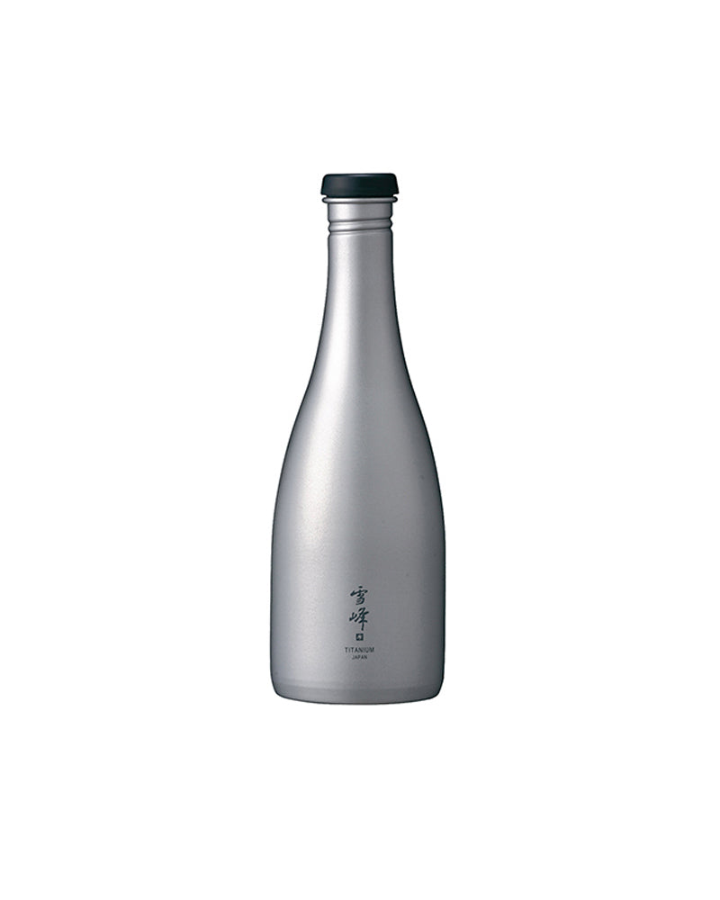 Premium Titanium Sake Bottle - Japanese Style Sake Flask with Leak-Proof Lid - Perfect for Sake Serving, Gift Giving & Outdoor Adventures
