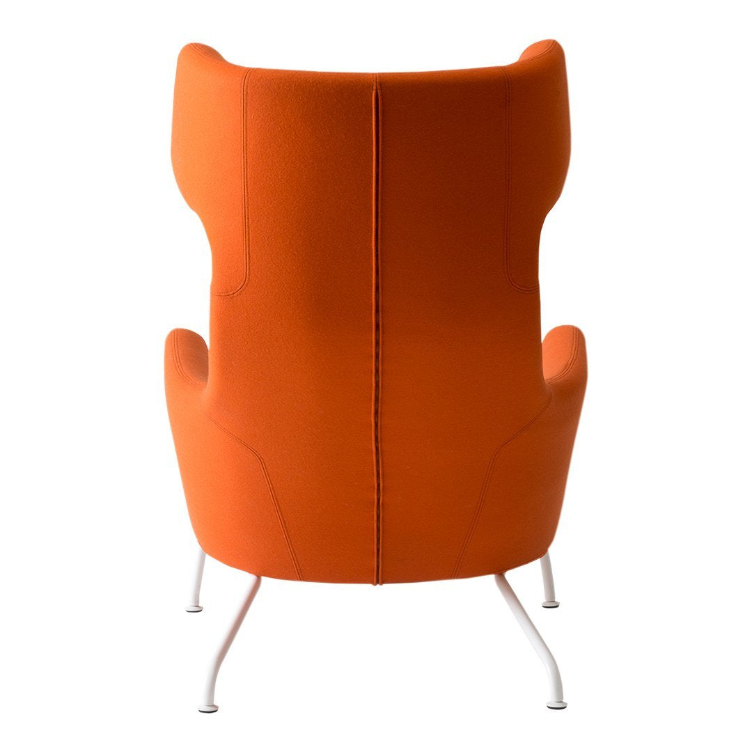 Havana Wing Chair - Mid-Century Modern Accent Armchair for Living Room, Bedroom & Office - Comfortable Upholstered Lounge Chair with High Back Support - Perfect for Reading, Relaxing & Home Decor