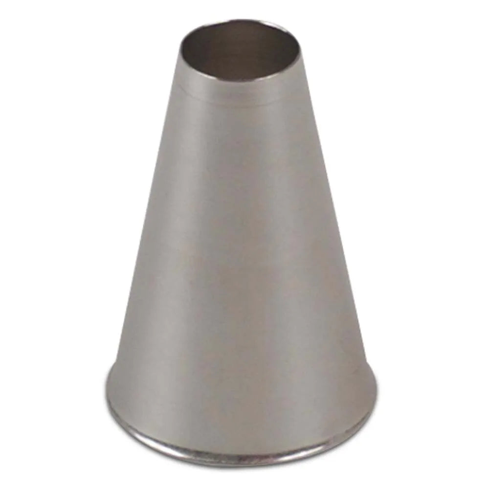 Stainless Steel Plain Pastry Decorating Tip for Cake Piping, Cupcake Frosting & Cookie Decorating - Professional Baking Tools for Home Bakers