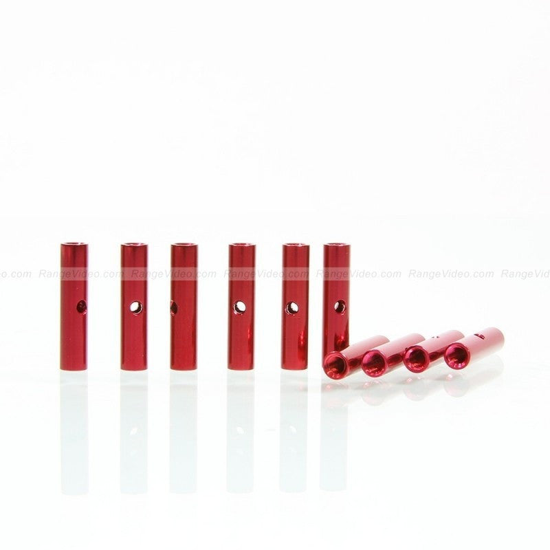 Red M3 x 0.5 x 20mm Female-Female Hex Standoffs (10pcs) - PCB Mounting Spacers for Circuit Boards, Electronics & DIY Projects