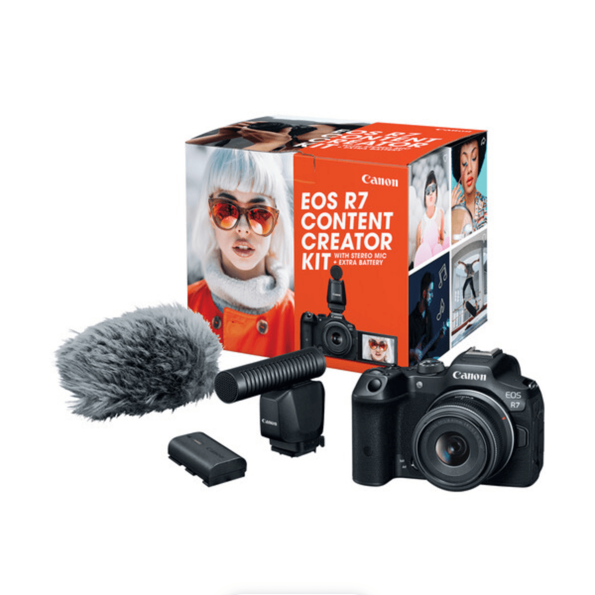 Canon EOS R7 Mirrorless Camera with 18-45mm Lens - Professional Content Creator Kit for Vlogging, Photography & YouTube Videos