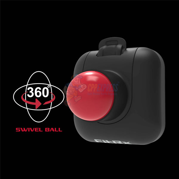 FitRx Mountable Massage Ball for Back & Shoulder Pain Relief - Suction Cup Massage Therapy Tool for Muscle Recovery, Trigger Point Release - Perfect for Office, Gym & Home Use