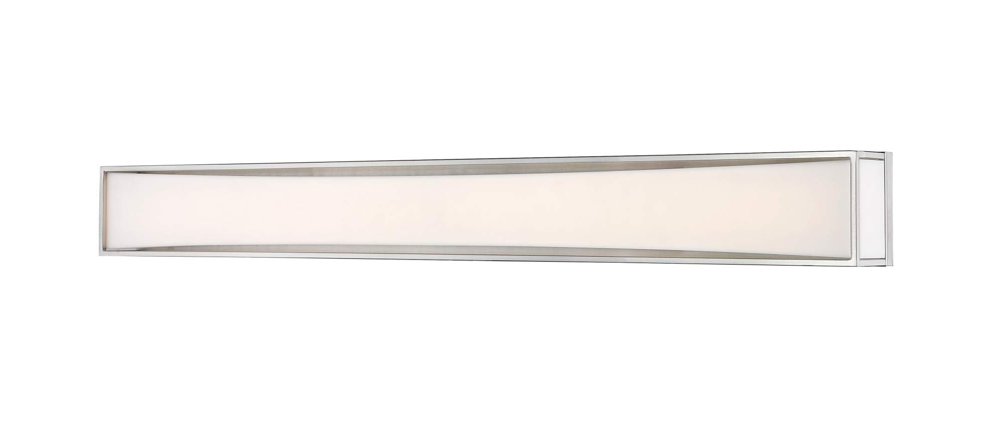 Z-Lite 2-Light LED Bathroom Vanity Light Fixture in Brushed Nickel Finish - Perfect for Modern Bathroom & Powder Room Lighting