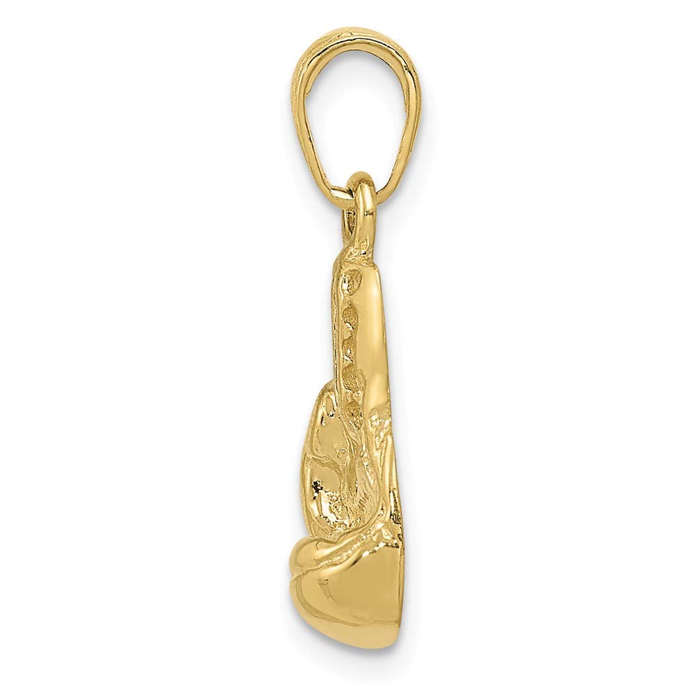 10K Yellow Gold Boxing Glove Charm Pendant for Men & Women - Durable Jewelry Gift for Boxers, Fighters & Sports Fans - Perfect for Boxing Gifts, Birthday & Anniversary Presents