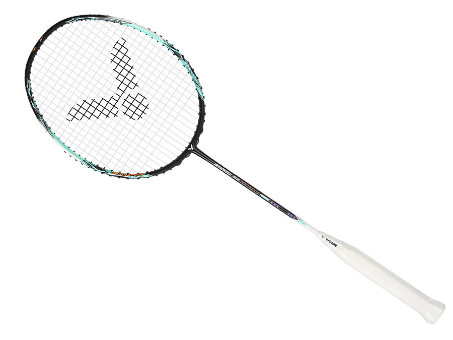 Victor Auraspeed 90K Metallic Badminton Racket - Professional Carbon Fiber Badminton Racquet for Advanced Players - Perfect for Tournaments & Training Sessions