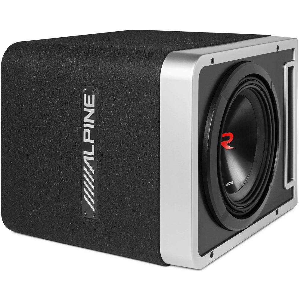 Alpine R2 SB10V 10-Inch R Series Halo Preloaded Subwoofer Enclosure with ProLink™ - High Performance Car Audio Bass System for Trucks, SUVs & Custom Vehicles