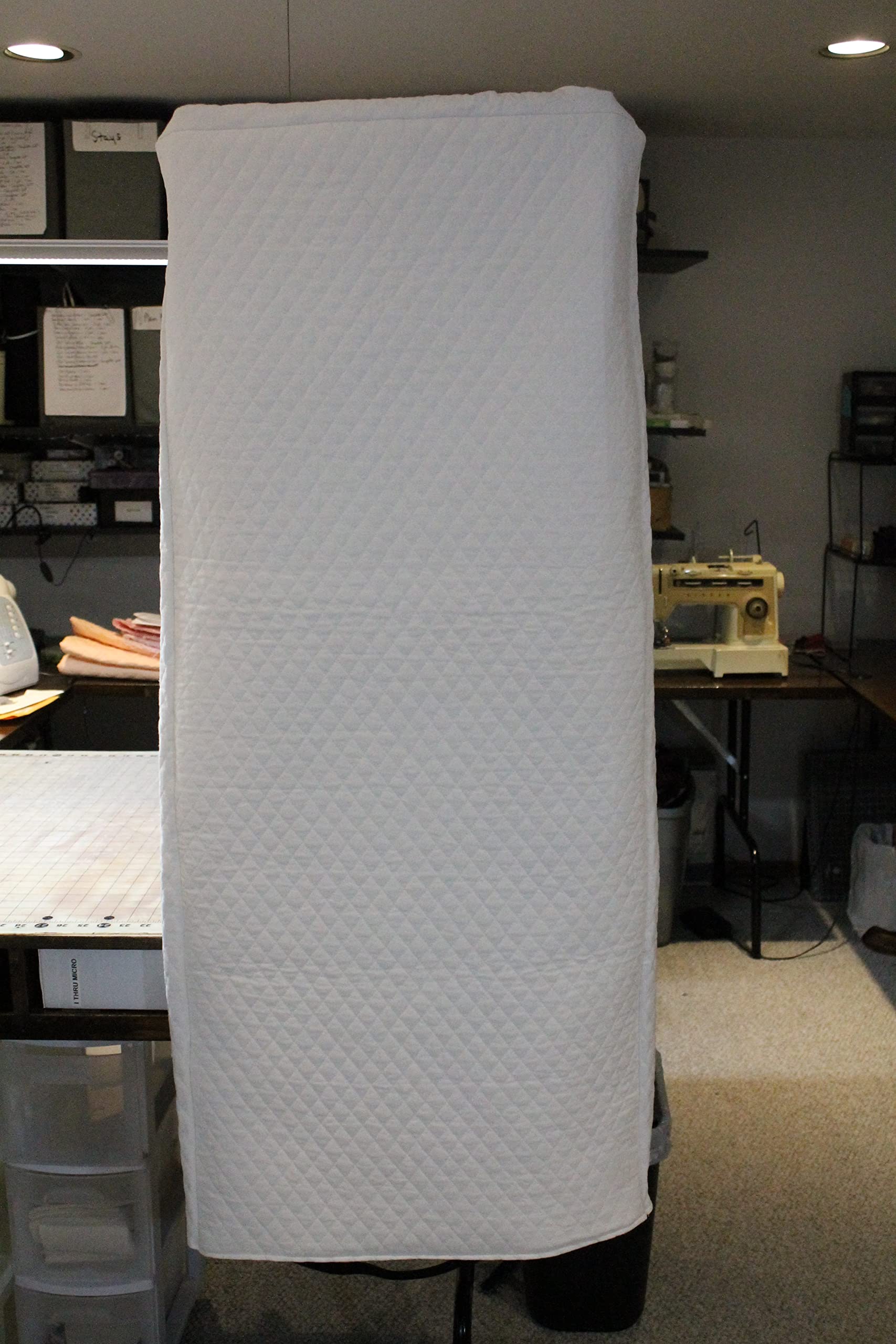 Premium Pre-Quilted Indoor Gym Cover for TONAL Home Gym Systems - Custom Fit, Red with White Trim - Perfect for Home Workouts & Equipment Protection