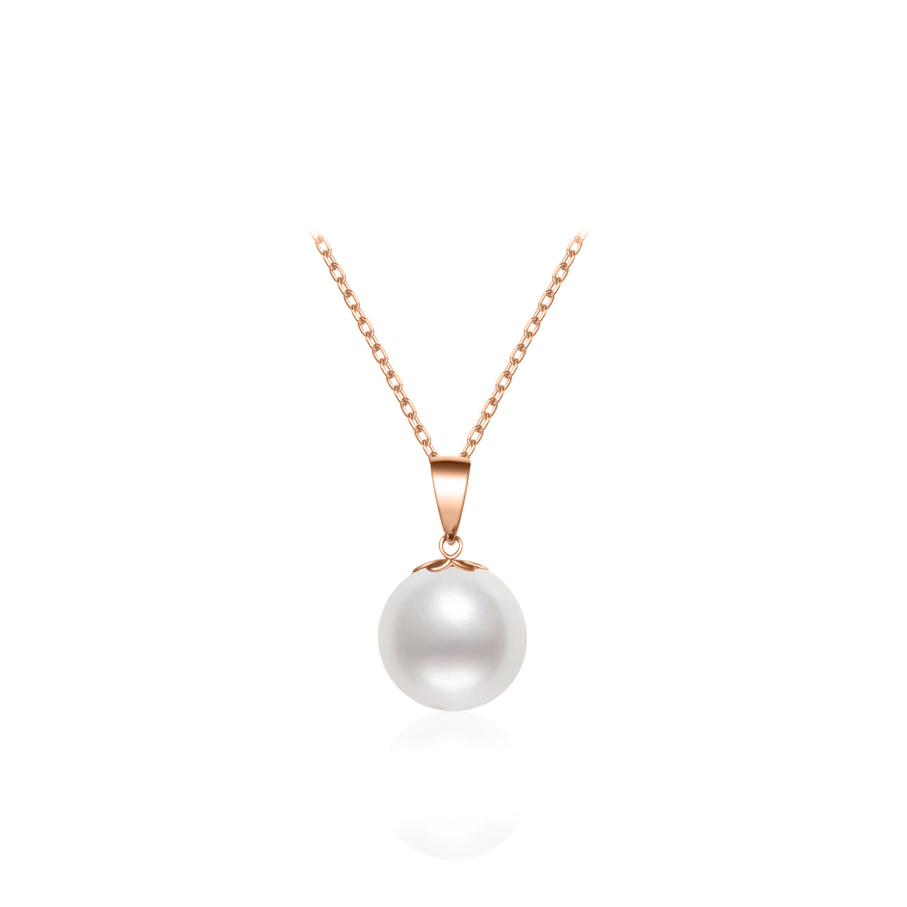 18K Gold Freshwater Pearl Necklace - Elegant Women's Jewelry Gift for Wedding, Anniversary & Special Occasions