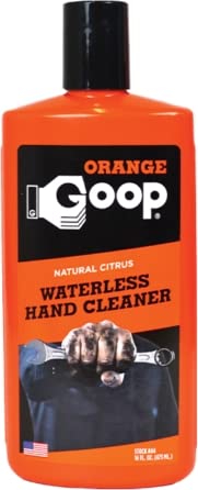 12 Pack Goop 44 Orange Heavy Duty Hand Cleaner - 16 Oz Squeeze Bottle for Mechanics, Gardeners & DIY Enthusiasts - Removes Grease, Oil & Dirt Effectively
