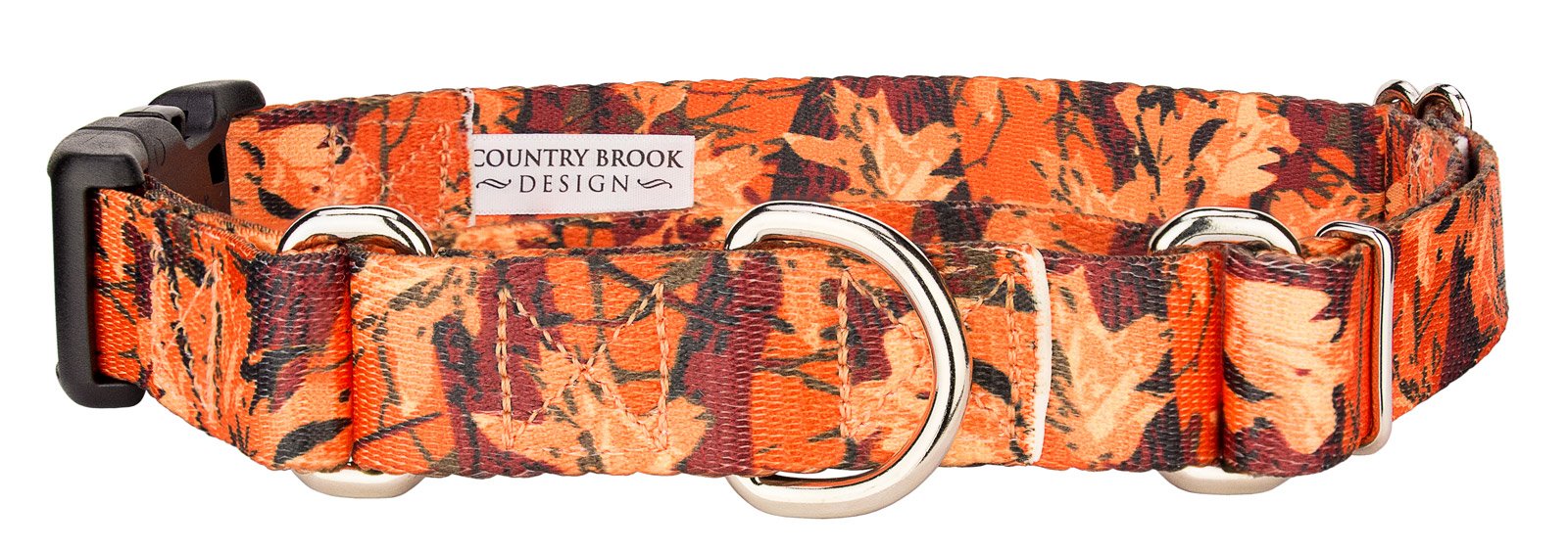 Country Brook Petz - Premium Martingale Dog Collar with Deluxe Buckle - Military & Camo Collection for Large & Medium Dogs - Perfect for Training, Walking & Outdoor Adventures