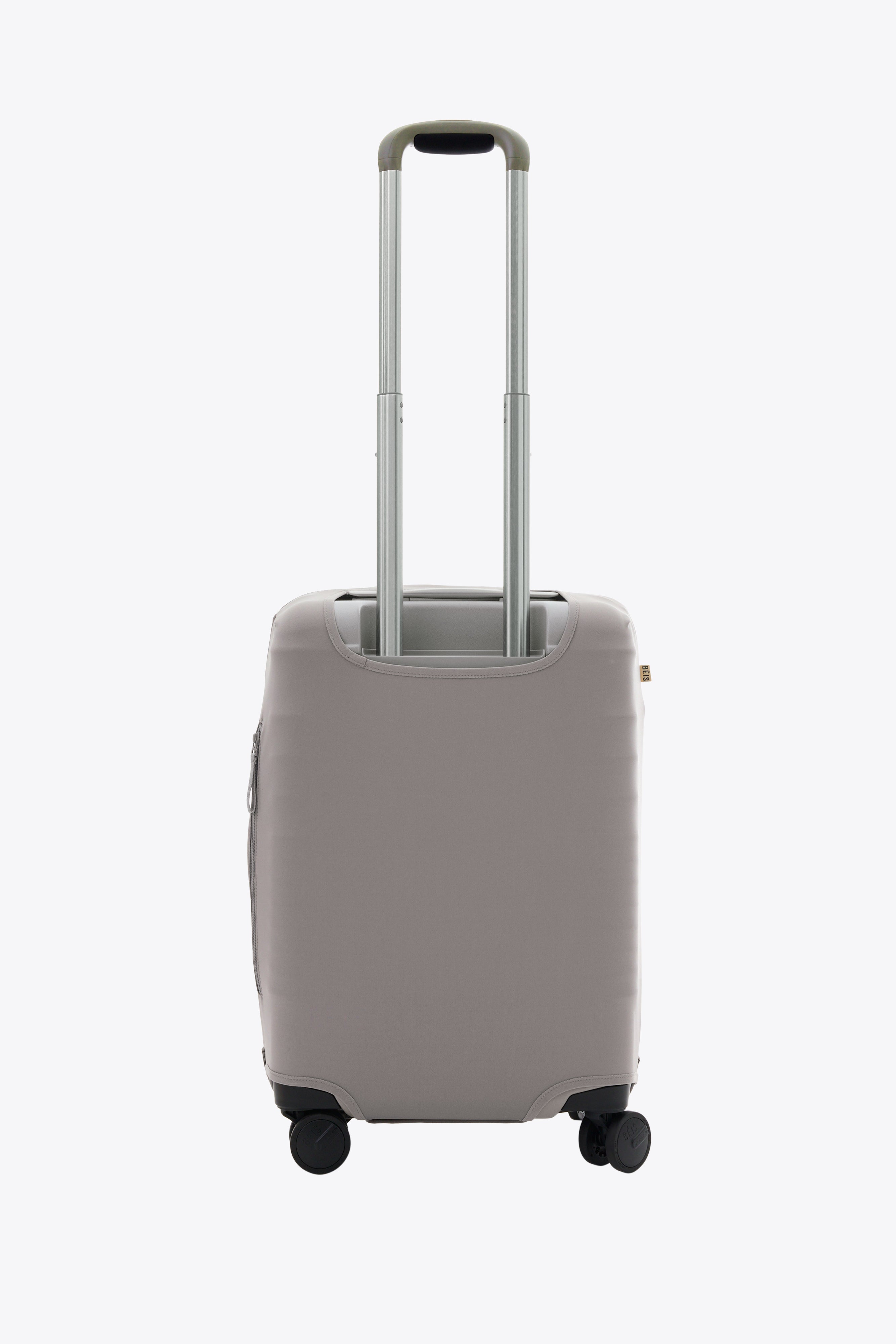 Premium Grey Carry On Luggage Cover - Waterproof & Scratch-Resistant Travel Protector for Airlines (Perfect for Business Trips & Weekend Getaways)