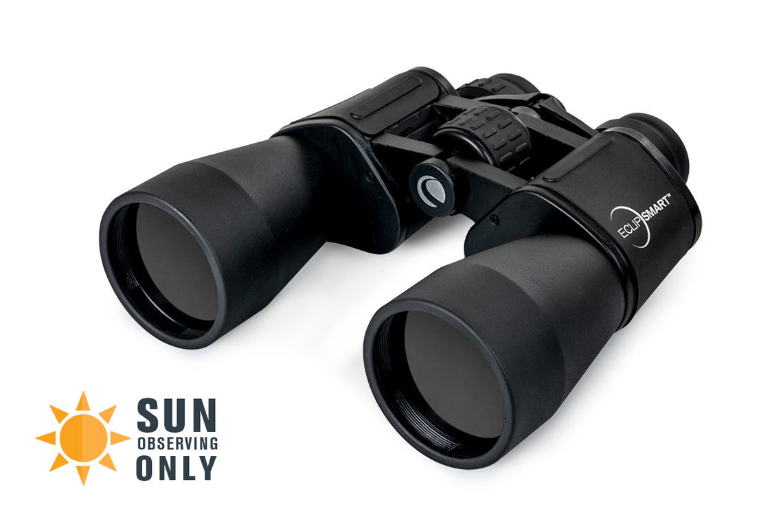 EclipSmart 20X50mm Porro Prism Solar Eclipse Binoculars - High Power Astronomy Binoculars for Solar Viewing, Stargazing & Bird Watching - Perfect for Eclipse Events, Nature Observation & Outdoor Adventures