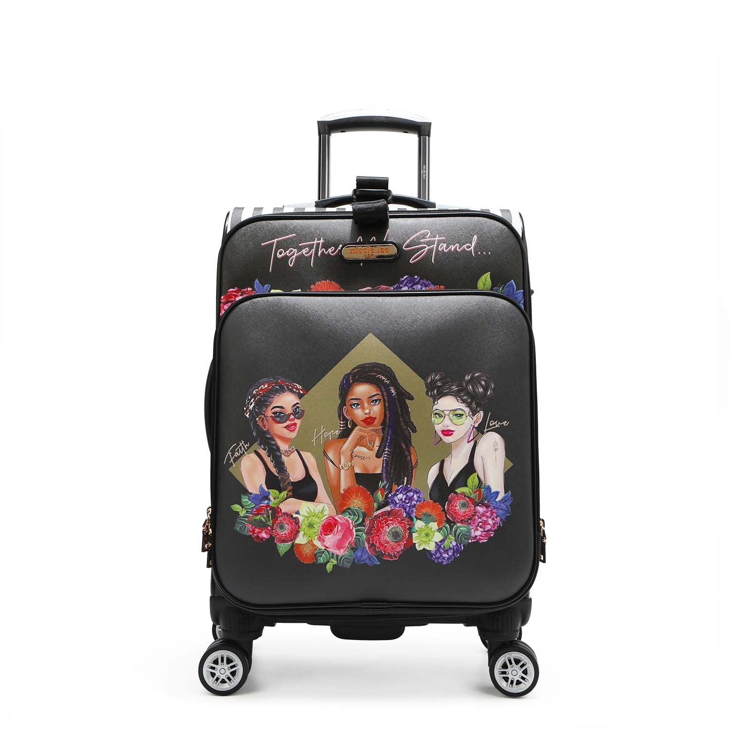 3-Piece Luggage Set with Spinner Wheels - Lightweight & Durable Suitcase for Travel - Carry-On, Medium & Large Check-In Bags - Perfect for Business Trips, Vacations & Family Getaways