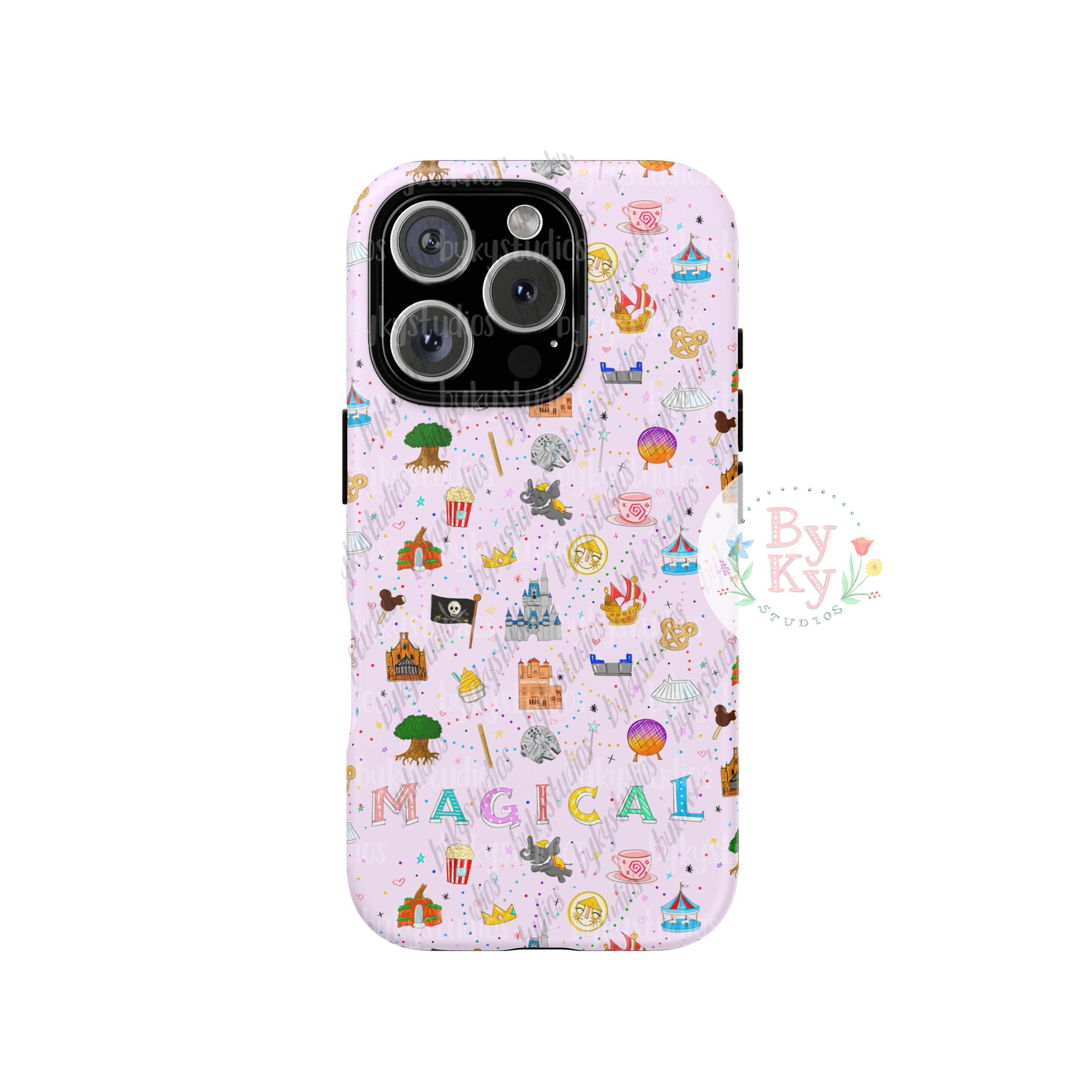 Durable Disney World Phone Cases - Shockproof & Scratch-Resistant for iPhone & Samsung - Perfect for Theme Park Adventures & Daily Protection