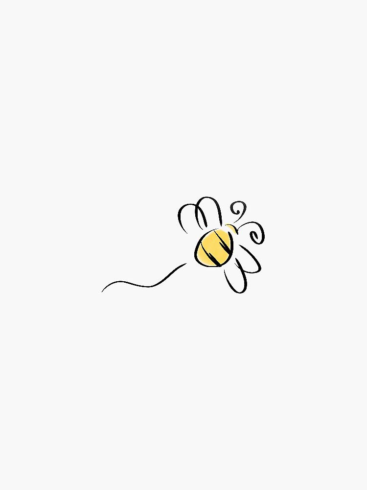 Bumble Bee Sticker Pack - Waterproof Vinyl Decals for Hydro Flask, Laptop, Skateboard & More - Perfect for Water Bottles, Tech Devices & DIY Decor