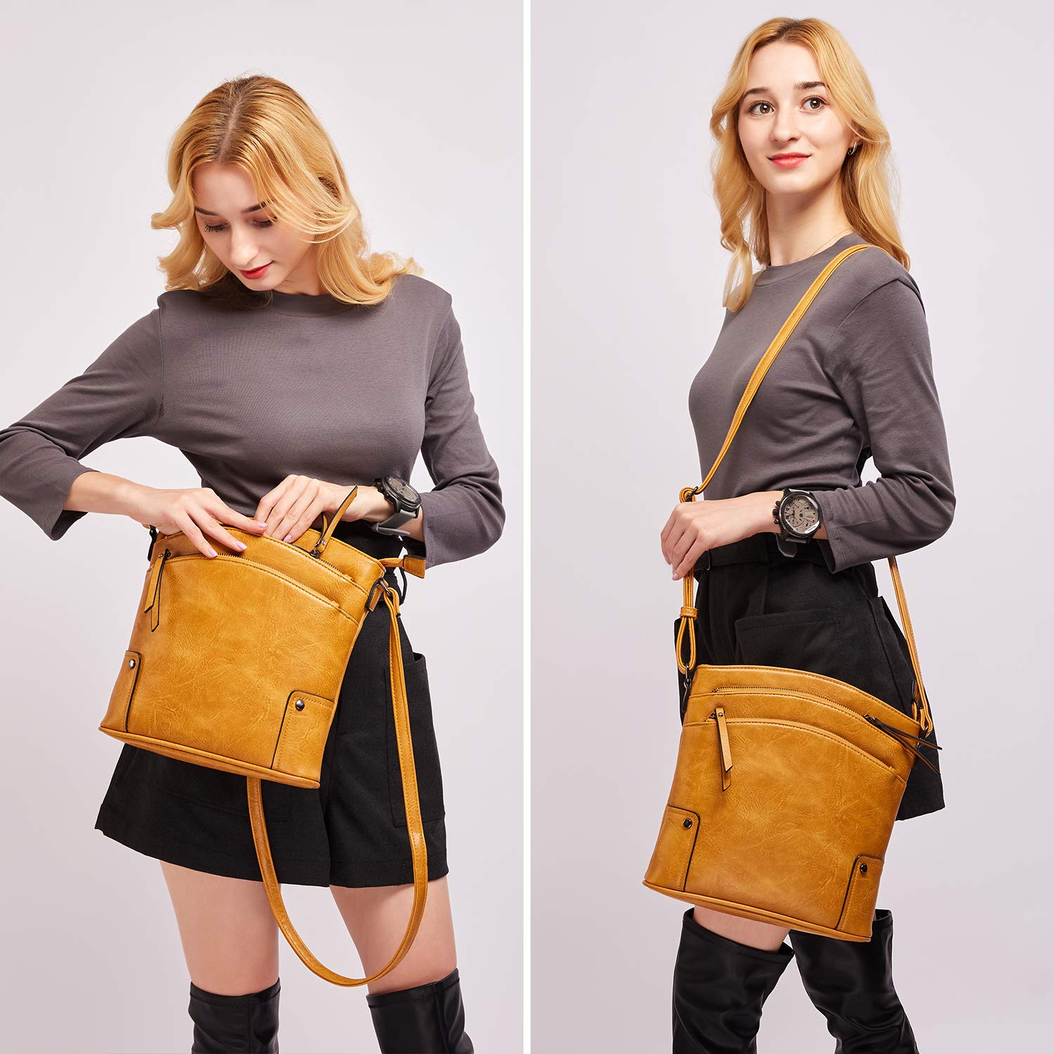 VONMAY Women's Crossbody Bag with Multiple Pockets - Stylish Shoulder Purse for Everyday Use, Travel & Shopping