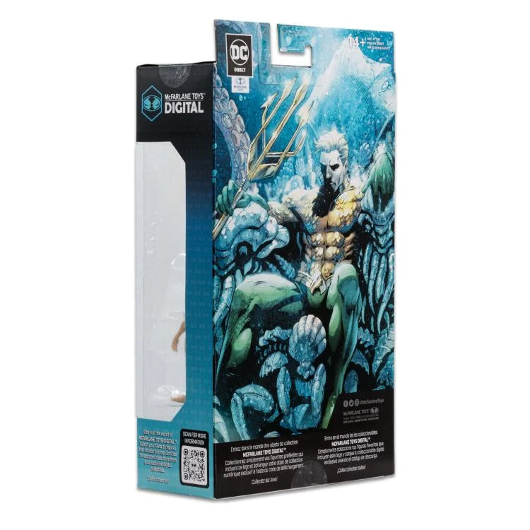 DC Comics Aquaman Classic 7-Inch Action Figure with Digital Code - Perfect for Collectors, Gifts, and Superhero Display
