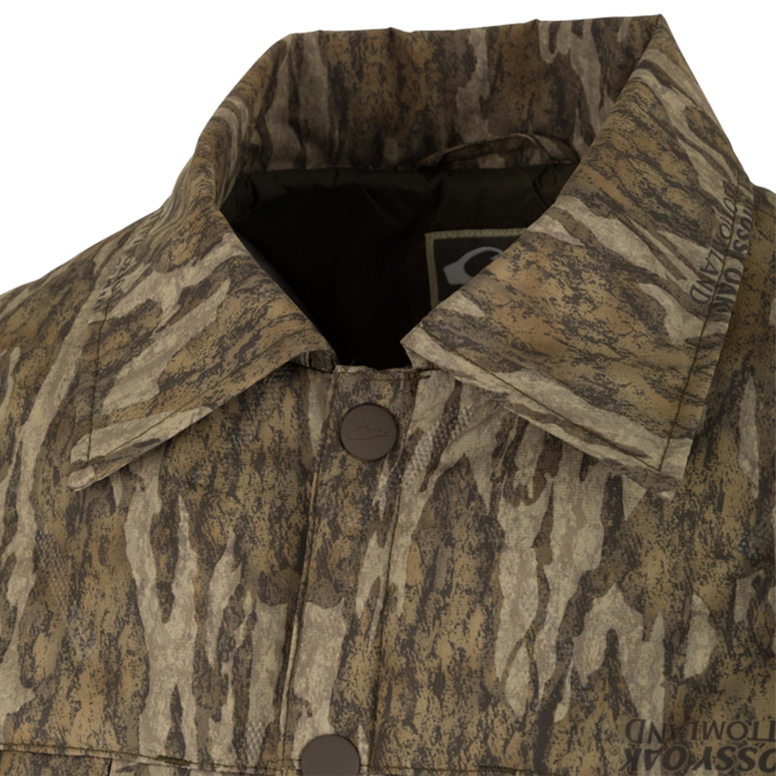 DRAKE Men's LST Double Down Quilted Jacket - Insulated, Water-Repellent Button-Down Shirt for Outdoor Hunting, Hiking & Camping - Warm Winter Layering for Cold Weather Adventures