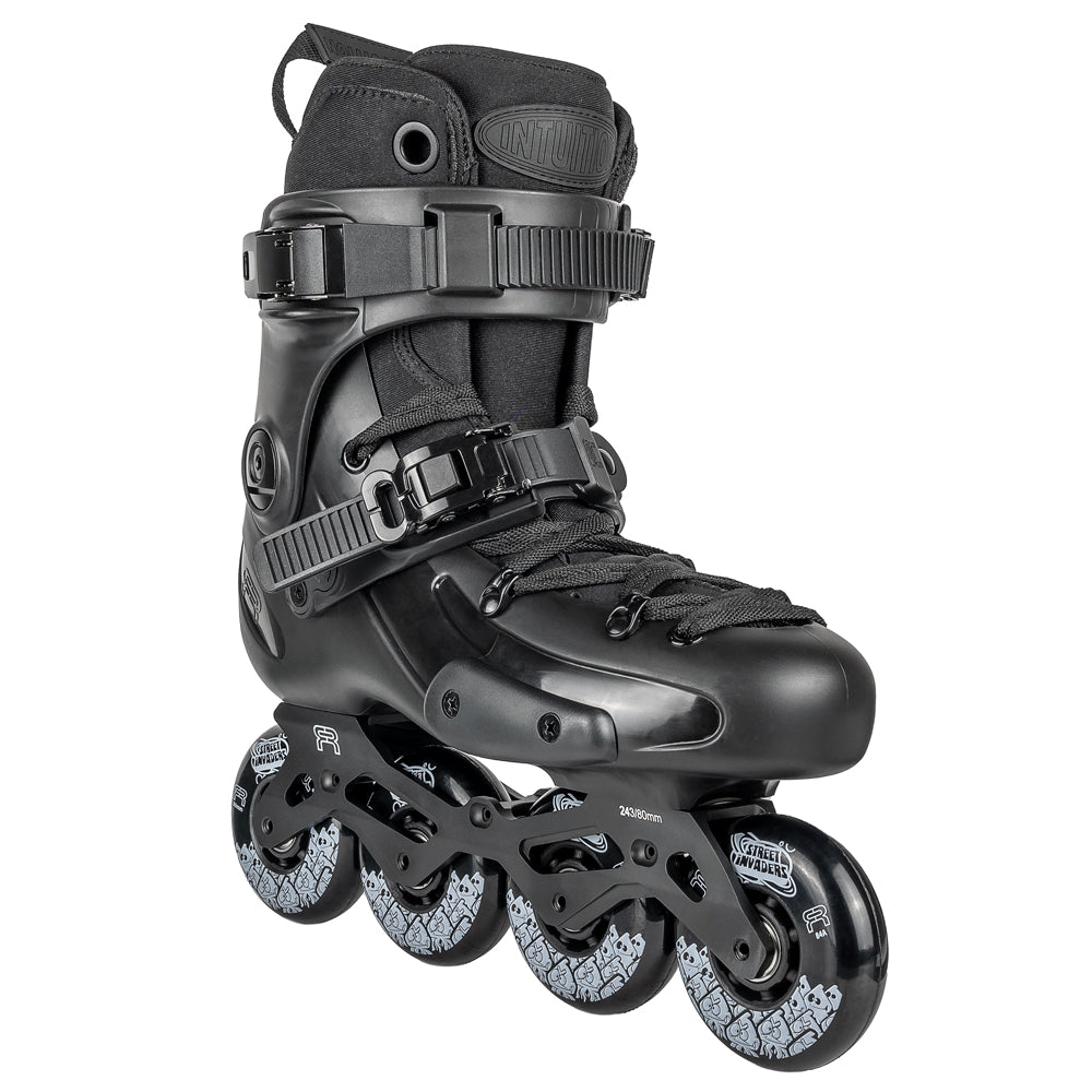 FR FR1 Deluxe Intuition 80 Black Ice Skates - Premium Figure Skating Boots for Adults & Professionals - Perfect for Ice Rink Performances & Competitive Skating
