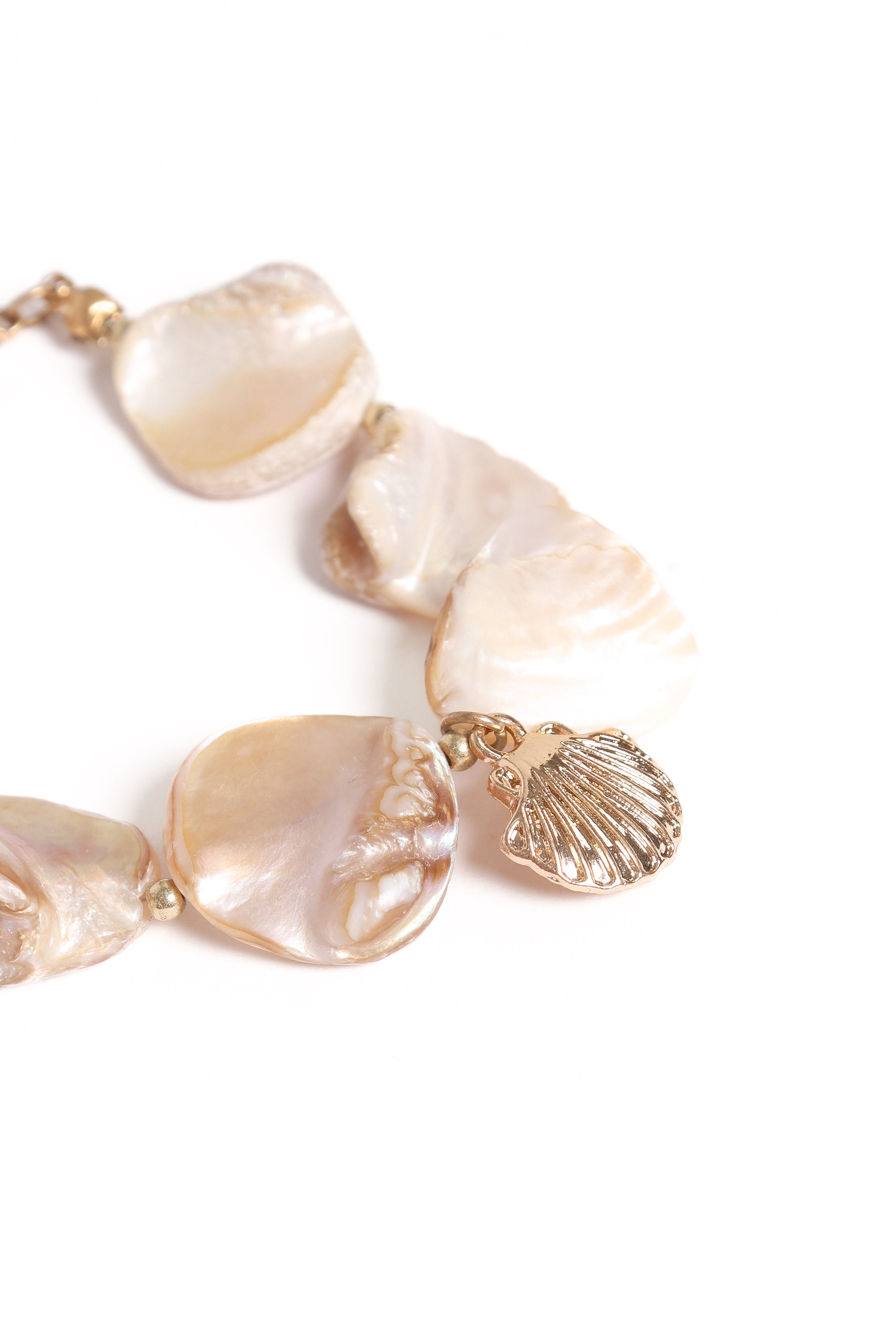 Astrid Shell Bracelet - 14K Gold Plated Adjustable Bangle for Women - Perfect for Beach Vacations, Summer Outfits & Boho Jewelry Collection
