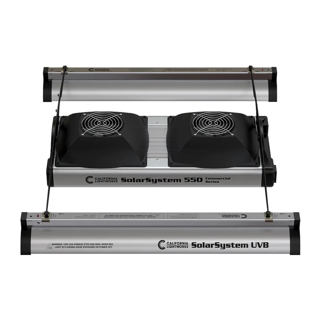 California Lightworks SolarSystem 550 UVB Full Spectrum LED Grow Light for Indoor Plants - Hydroponics, Greenhouse & Home Gardening