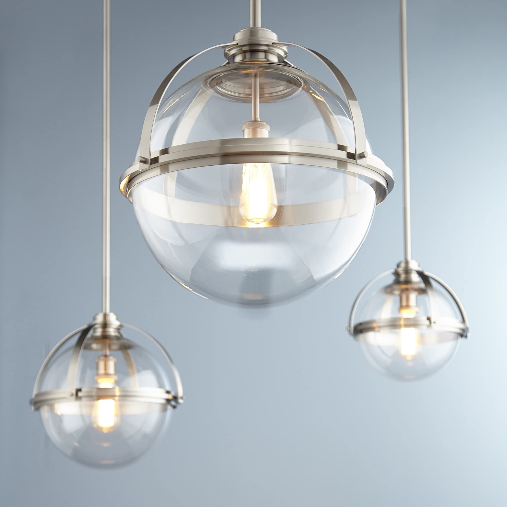 88-13-80 Contemporary Modern One Light Pendant in Brass - Antique Finish | Elegant Lighting Fixture for Dining Room, Kitchen Island & Entryway
