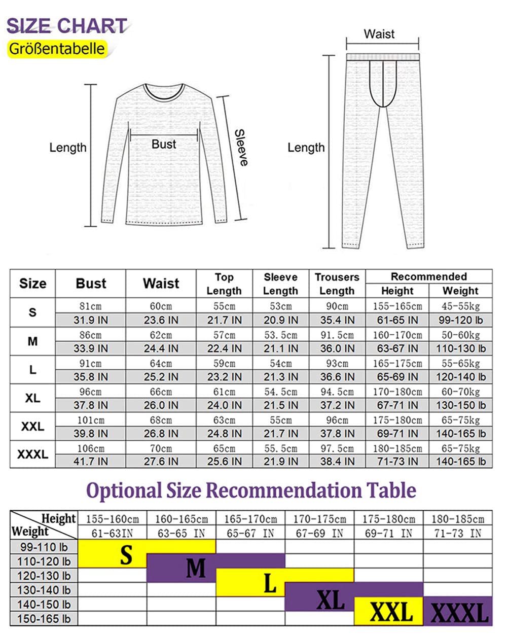 Women's Heated Thermal Underwear Set - USB Electric Long Underwear for Winter - Snow Leggings & Base Layer for Cold Weather - Perfect for Skiing, Snowboarding & Outdoor Activities