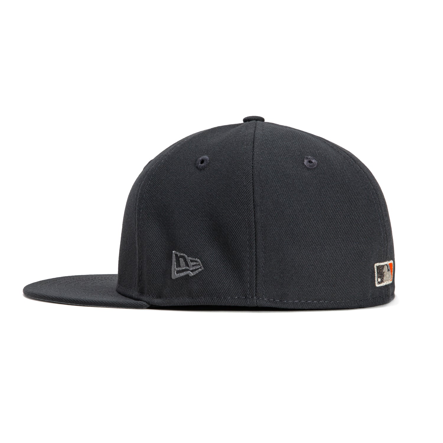 New Era 59Fifty Colorado Rockies Todd Helton HOF Patch Logo Baseball Cap - Graphite & Light Orange | MLB Officially Licensed Hat for Baseball Fans & Sports Enthusiasts