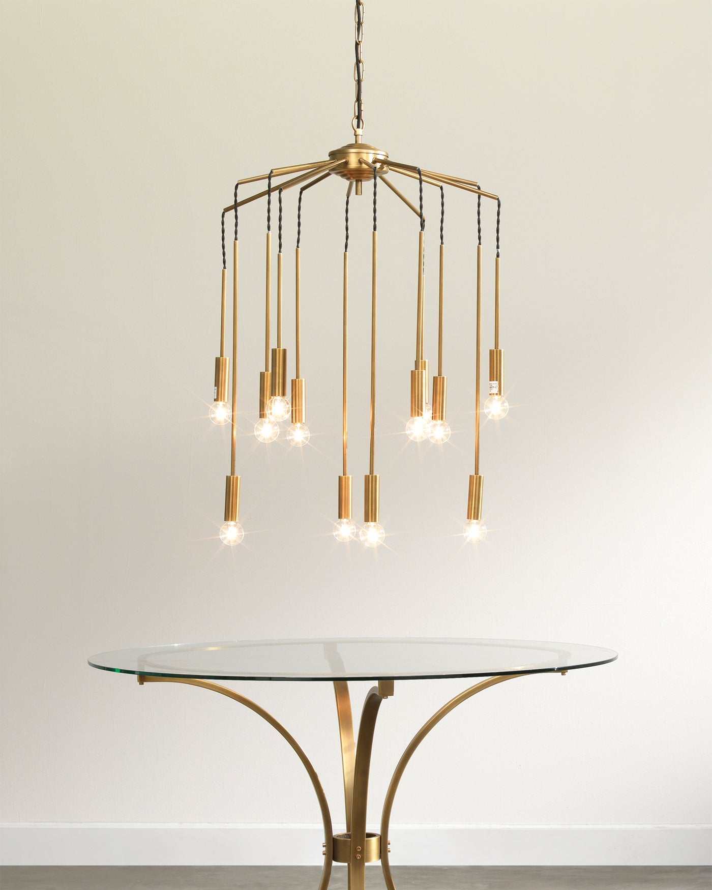 Elegant Cascade Chandelier - Modern Crystal Ceiling Light Fixture for Dining Room, Living Room & Bedroom | Perfect for Home Decor & Wedding Venues