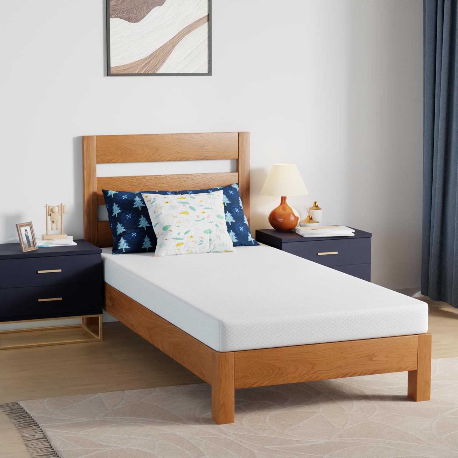 FDW 5 Inch Gel Memory Foam Mattress - Medium-Firm Support for Pressure Relief & Cool Sleep - CertiPUR-US Certified Twin Size Mattress in a Box - Perfect for Kids, Adults, Guest Rooms & RVs