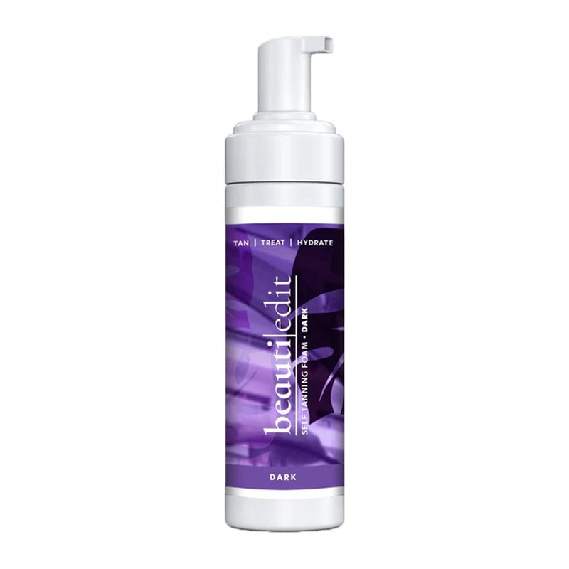 Beauti Edit Self Tanning Foam - Natural Looking Sunless Tan for Face & Body | Easy Application, Streak-Free Glow | Perfect for Beach, Vacation & Special Occasions