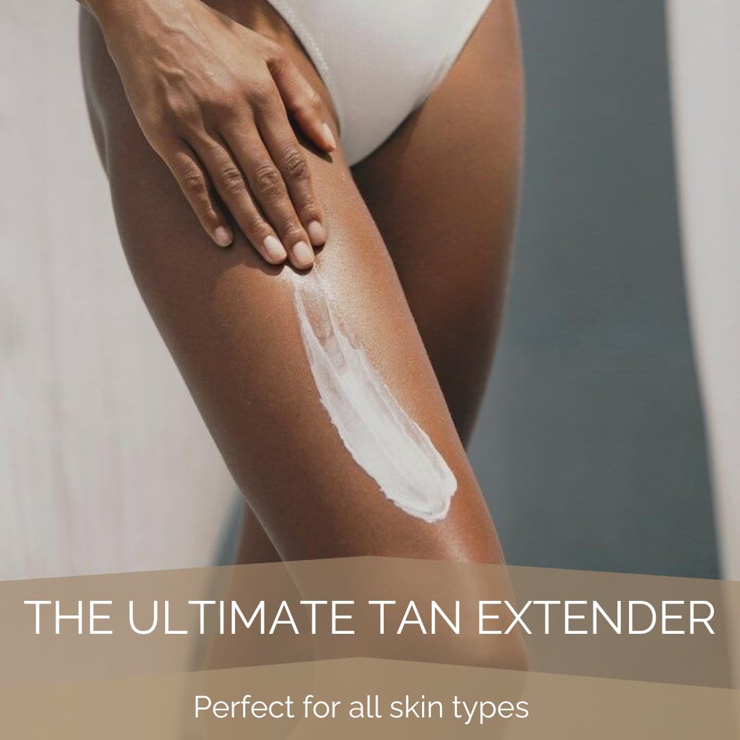 SunFX Ultra Hydrating Body Lotion Tan Extender with Shea Butter & Botanicals - 6.8 fl oz | Moisturizing Skin Care for Sun-Kissed Glow | Perfect for Post-Sun, Beach & Vacation Use