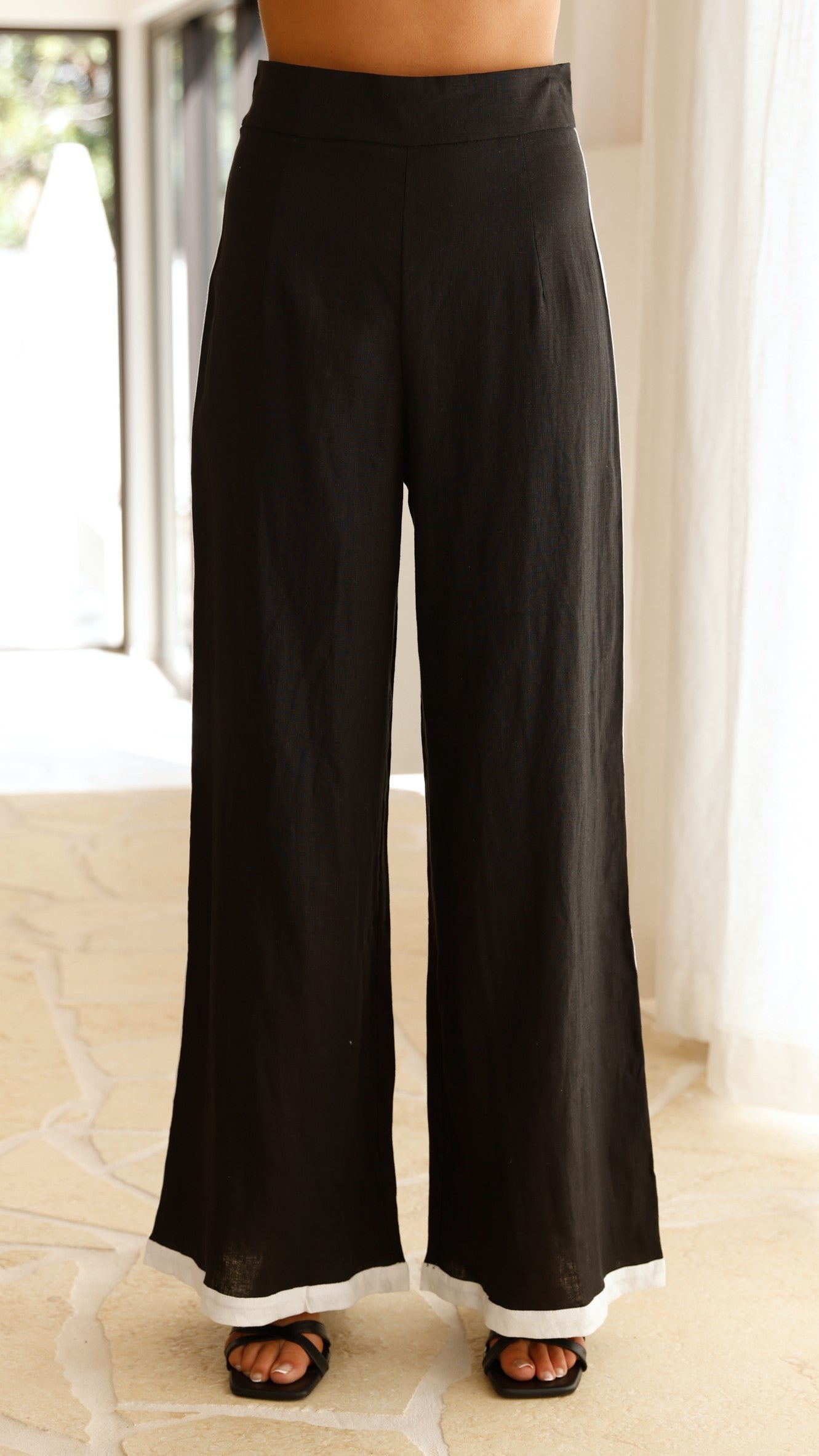 Janaina Women's High Waist Skinny Pants - Black Stretch Denim Jeans for Work, Casual & Night Out