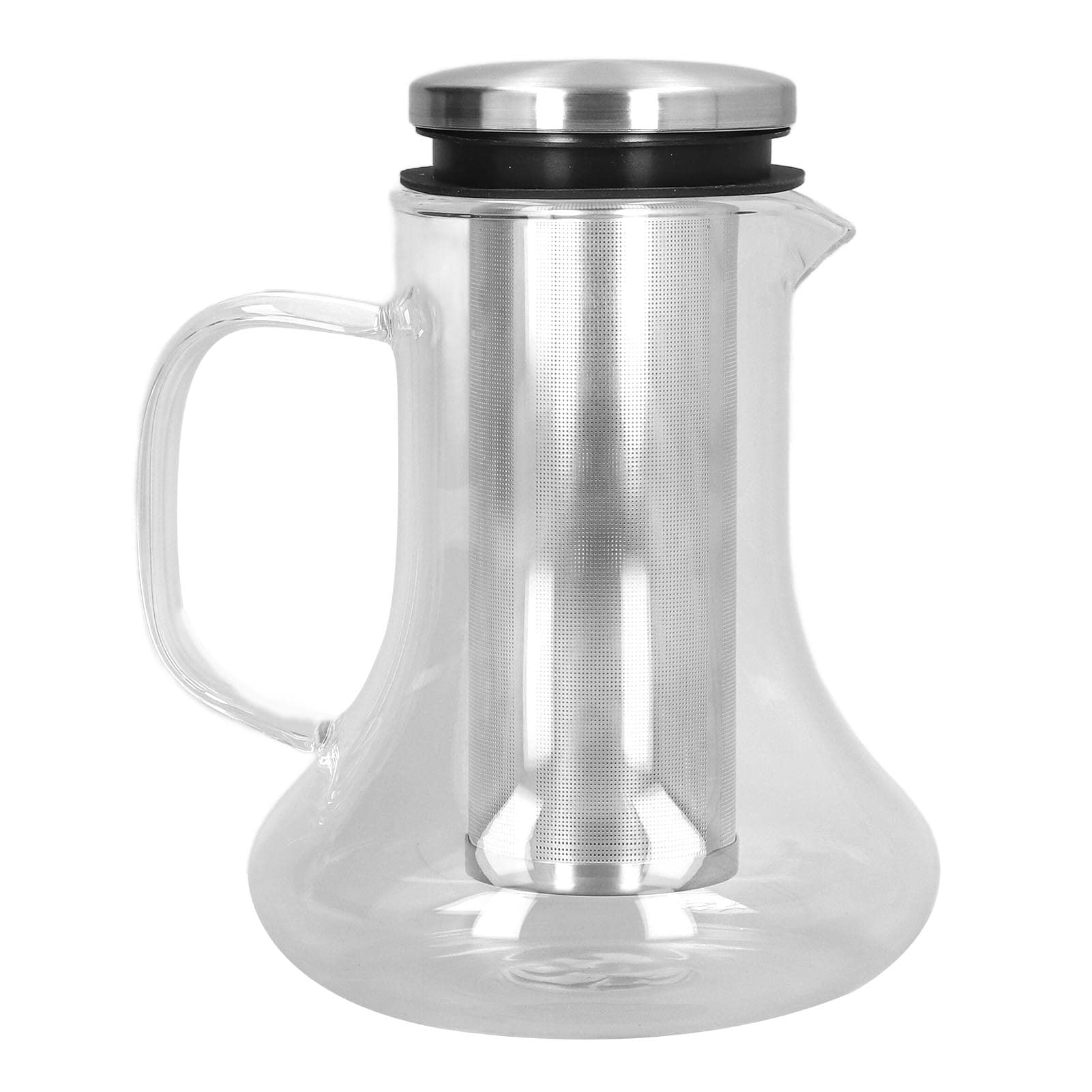 Cold Brew Coffee Maker - Large Capacity Borosilicate Glass Teapot with Removable Stainless Steel Filter for Iced Coffee | Perfect for Kitchen, Office & Outdoor Use