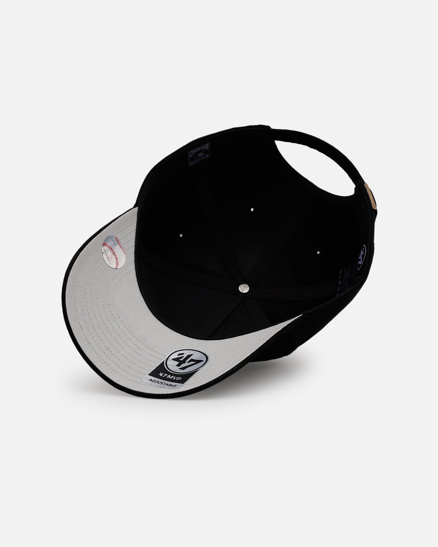 47 Brand Baltimore Orioles Ultrasuede MVP Adjustable Strapback Hat - Black & White Baseball Cap for Men - Perfect for Game Day, Sports Events & Casual Wear